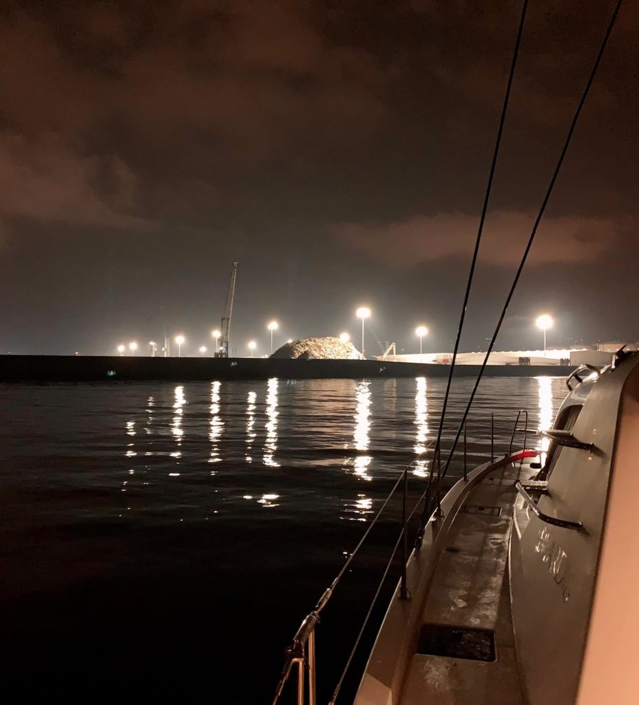 мотриль порт ночь